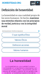 Mobile Screenshot of honestidad.org